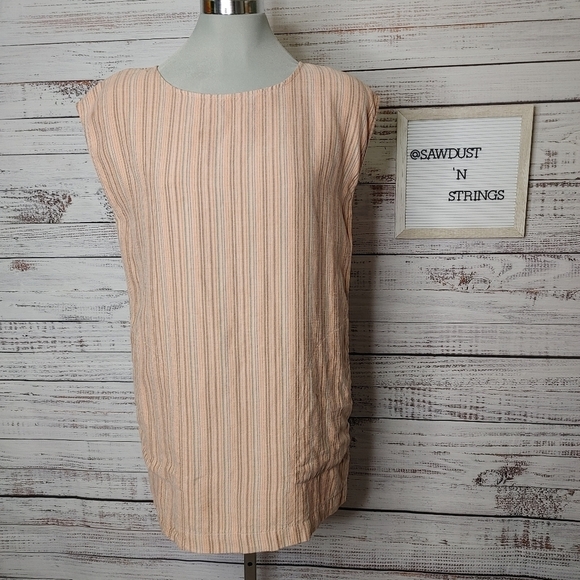 Aritzia Wilfred Striped Linen Tunic Size XXS - Picture 1 of 12